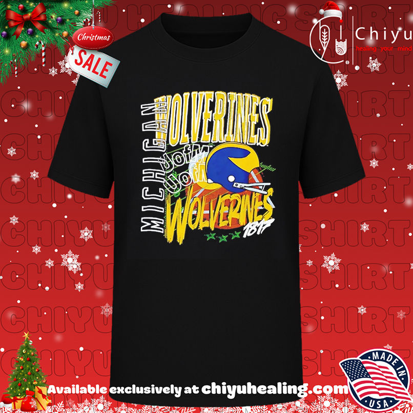 Michigan Wolverines Football Since 1817 Logo Vintage shirt, Hoodie, Sweatshirt, Poster Canvas, Mug, Ornaments
