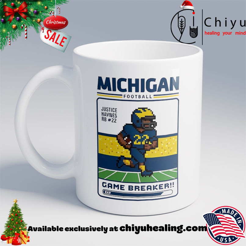 Michigan Wolverines football Justice Haynes Game Breaker shirt, Hoodie, Sweatshirt, Poster Canvas, Mug, Ornaments