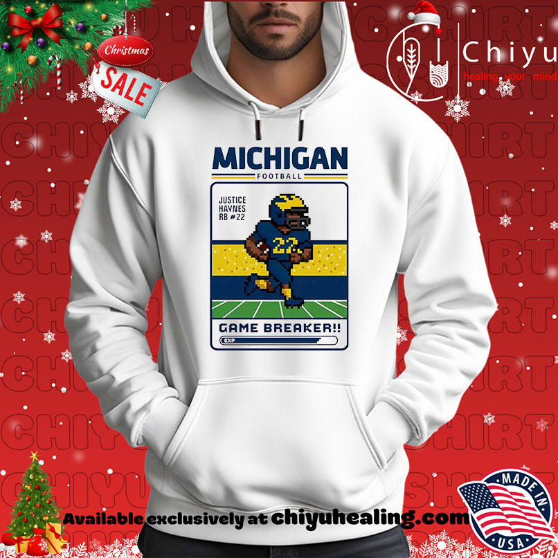 Michigan Wolverines football Justice Haynes Game Breaker shirt Michigan Wolverines football Justice Haynes Game Breaker shirt