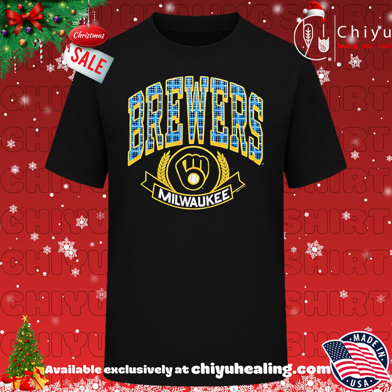 Milwaukee Brewers Plaid style shirt, Hoodie, Sweatshirt, Poster Canvas, Mug, Ornaments