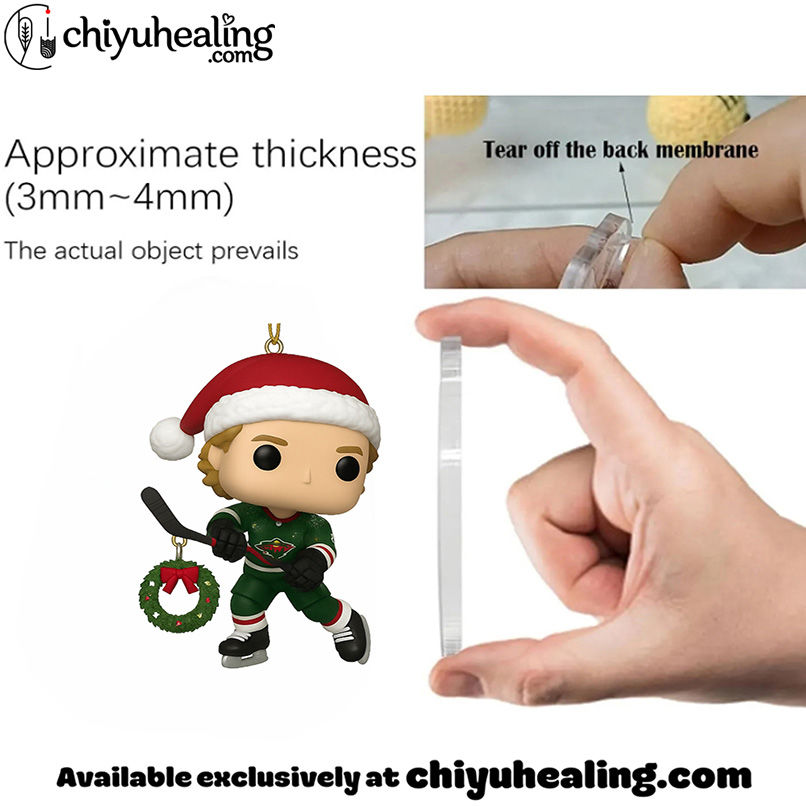 Minnesota Wild 2025 Advent Calendar, Christmas Countdown Advent Calendar Gift Box with 24 Acrylic Ornaments 3 Minnesota Wild 2025 Advent Calendar, Christmas Countdown Advent Calendar Gift Box with 24 Acrylic Ornaments