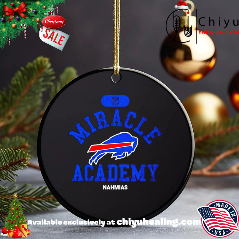 Miracle Academy x Buffalo Bills NFL Nahmias shirt, Hoodie, Sweatshirt, Poster Canvas, Mug, Ornaments