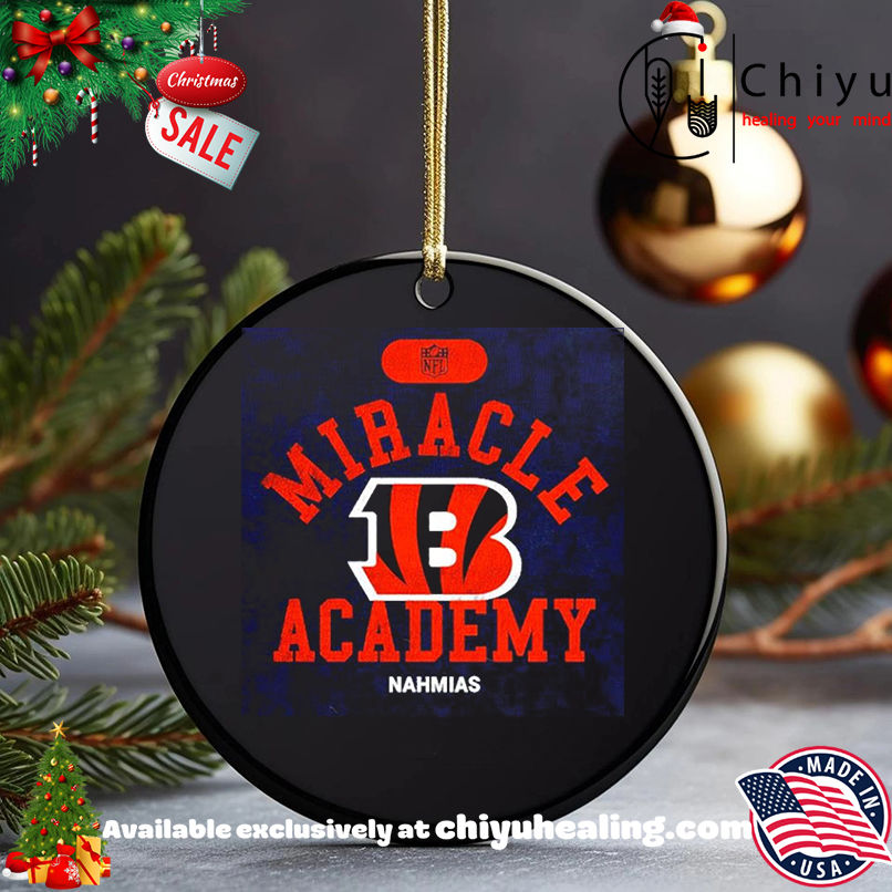 Miracle Academy x Cincinnati Bengals NFL Nahmias shirt, Hoodie, Sweatshirt, Poster Canvas, Mug, Ornaments
