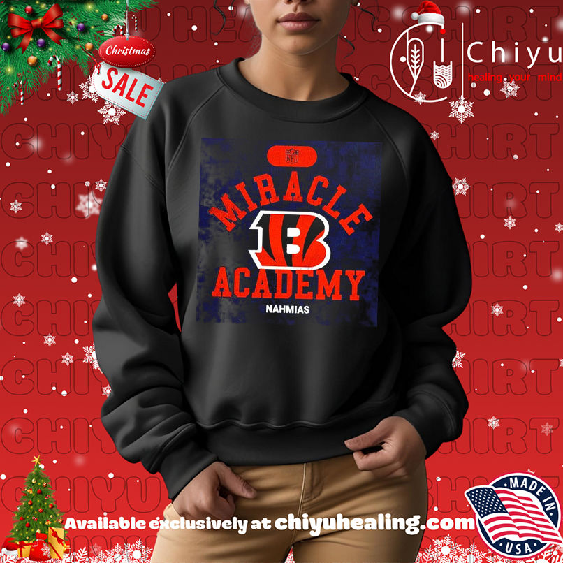 Miracle Academy x Cincinnati Bengals NFL Nahmias shirt Miracle Academy x Cincinnati Bengals NFL Nahmias shirt