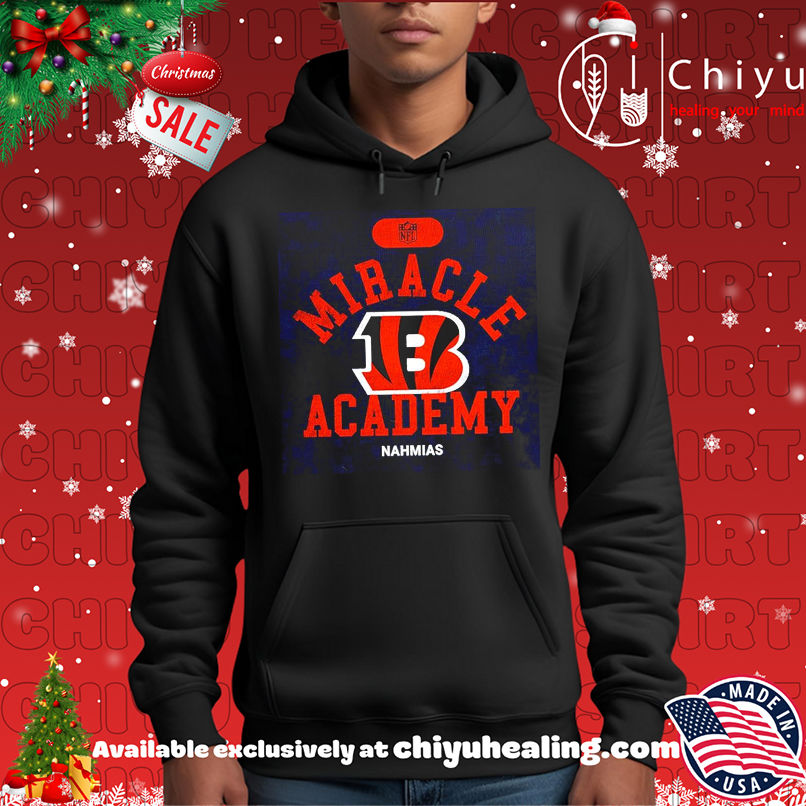 Miracle Academy x Cincinnati Bengals NFL Nahmias shirt Miracle Academy x Cincinnati Bengals NFL Nahmias shirt