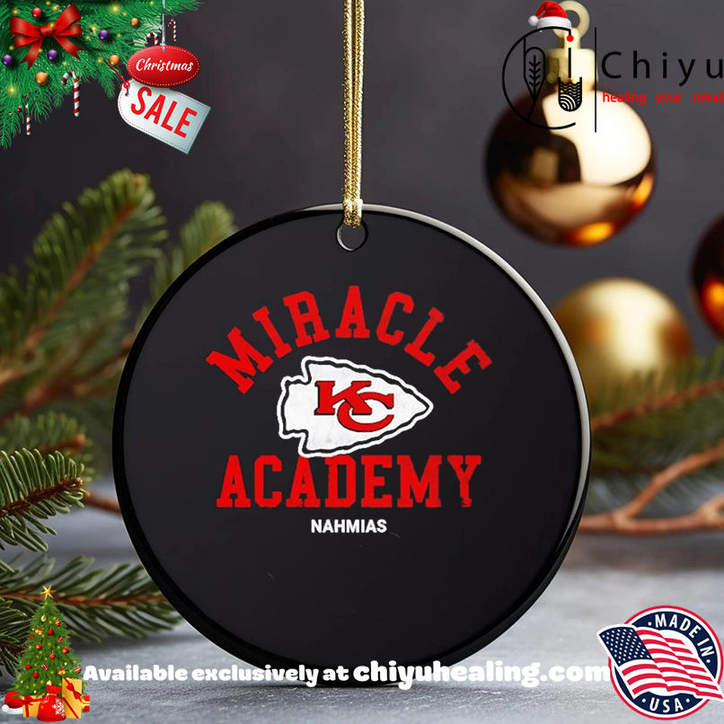 Miracle Academy x Kansas City Chiefs NFL Nahmias shirt, Hoodie, Sweatshirt, Poster Canvas, Mug, Ornaments