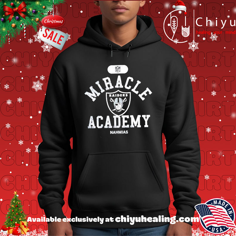 Miracle Academy x Las Vegas Raiders NFL Nahmias shirt Miracle Academy x Las Vegas Raiders NFL Nahmias shirt