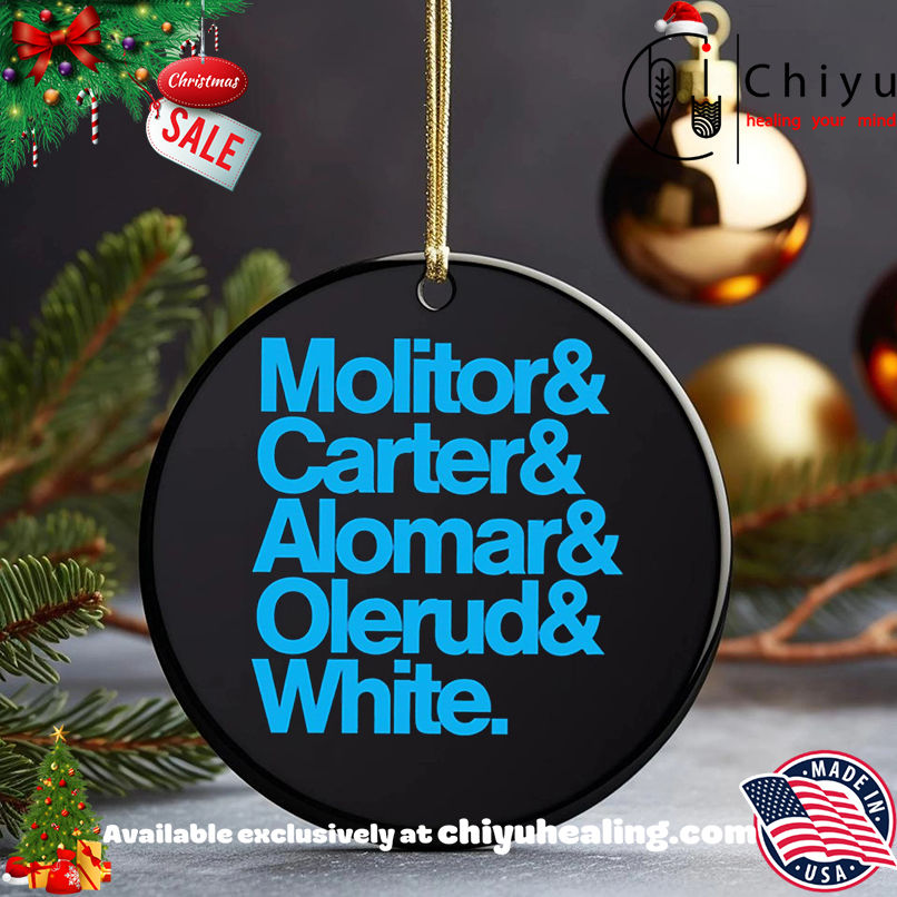 Molitor Carter Alomar Olerud White Toronto Blue Jays shirt, Hoodie, Sweatshirt, Poster Canvas, Mug, Ornaments