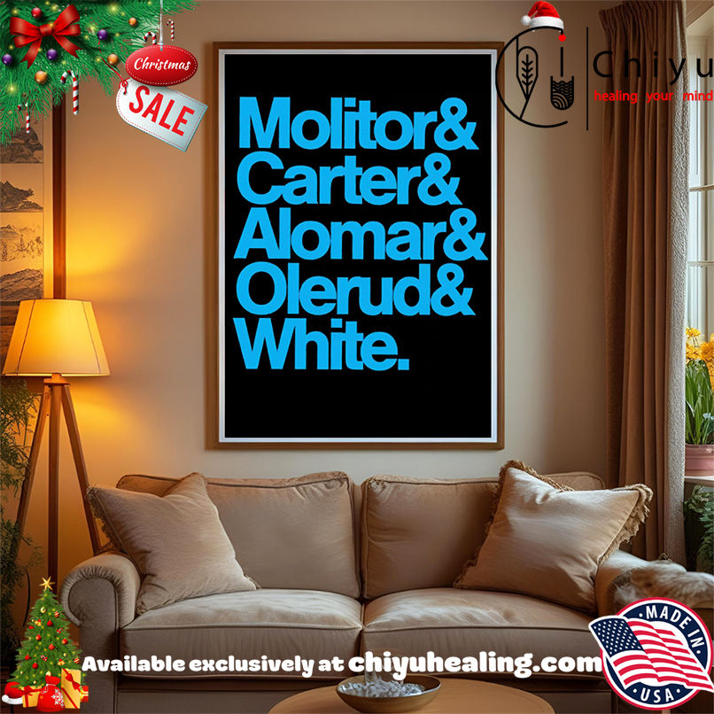 Molitor Carter Alomar Olerud White Toronto Blue Jays shirt, Hoodie, Sweatshirt, Poster Canvas, Mug, Ornaments