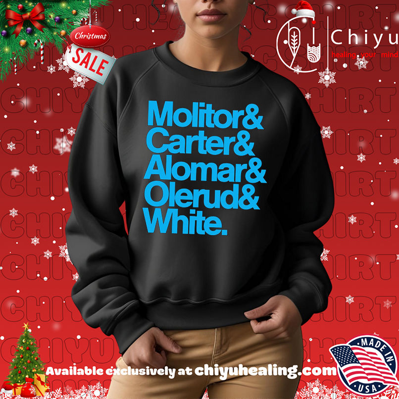 Molitor Carter Alomar Olerud White Toronto Blue Jays shirt Molitor Carter Alomar Olerud White Toronto Blue Jays shirt