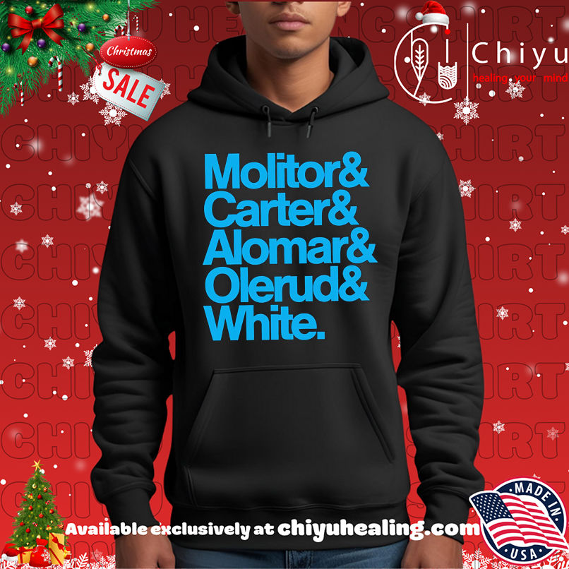 Molitor Carter Alomar Olerud White Toronto Blue Jays shirt Molitor Carter Alomar Olerud White Toronto Blue Jays shirt