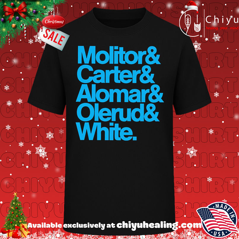 Molitor Carter Alomar Olerud White Toronto Blue Jays shirt, Hoodie, Sweatshirt, Poster Canvas, Mug, Ornaments