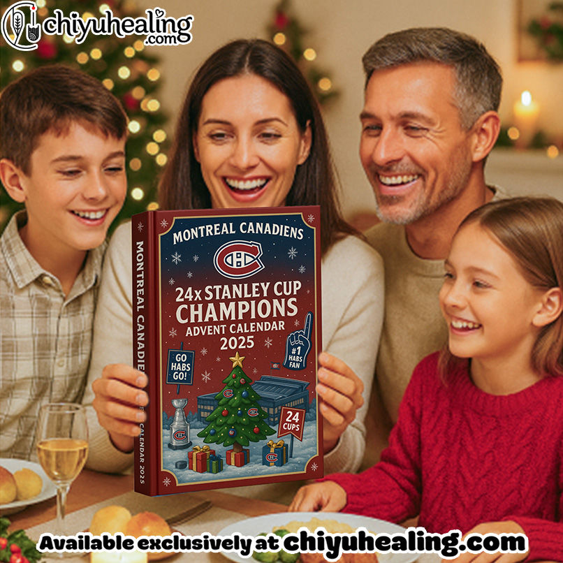 Montreal Canadiens Advent Calendar 116th Anniversary Edition Christmas Gift, Christmas Idea, Christmas Countdown Advent Calendar Gift Box with 24 Acrylic Ornaments