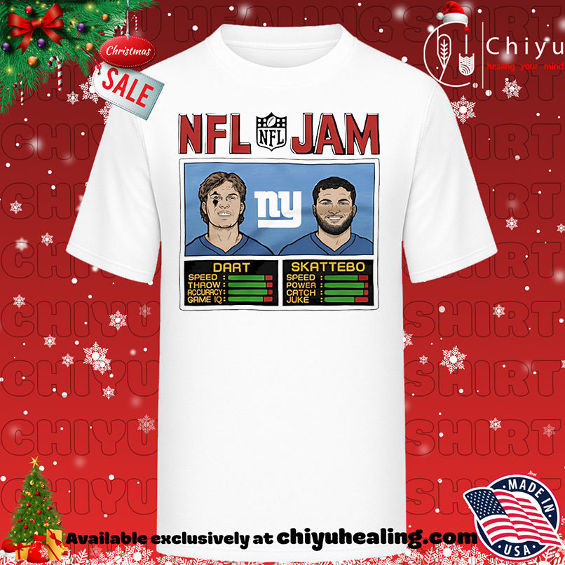 NFL Jam Giants Dart And Skattebo Shirt, Hoodie, Sweatshirt, Poster Canvas, Mug, Ornaments