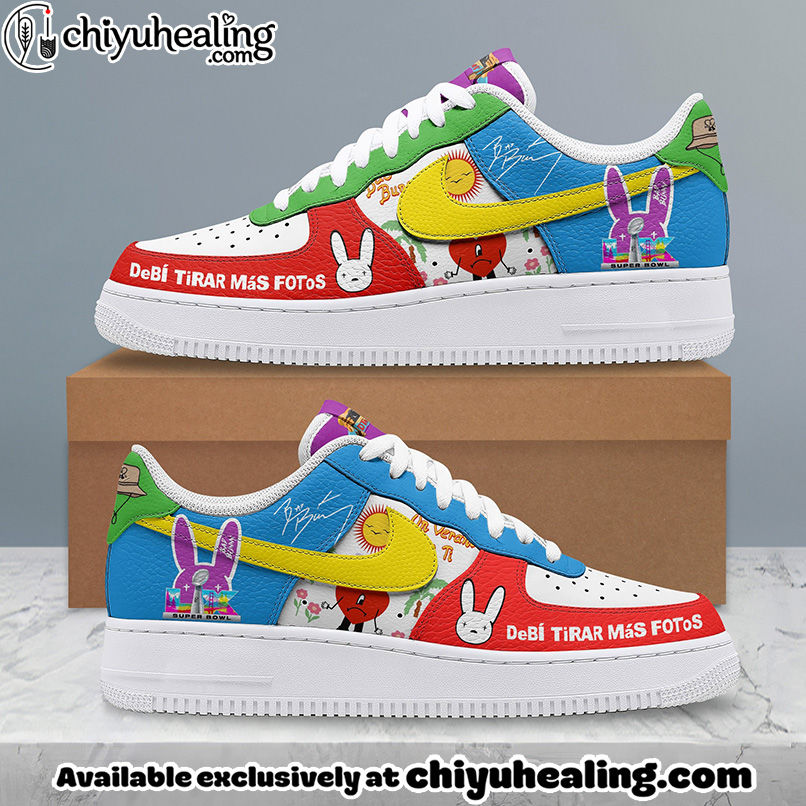NFL x Bad Bunny Super Bowl Air Low-Top Sneakers Shoes Ver 2 For Men And Women NFL x Bad Bunny Super Bowl Air Low-Top Sneakers Shoes Ver 2 For Men And Women