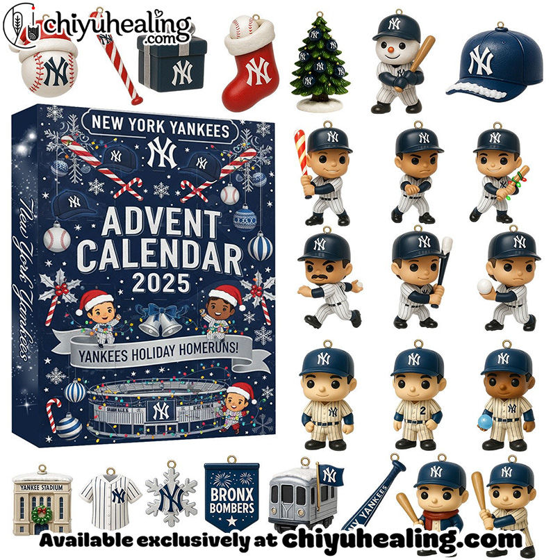 New York Yankees Premium Advent Calendar 2025 CHRISTMAS GIFT, CHRISTMAS IDEA, Christmas Countdown Advent Calendar Gift Box with 24 Acrylic Ornaments New York Yankees Premium Advent Calendar 2025 CHRISTMAS GIFT, CHRISTMAS IDEA, Christmas Countdown Advent Calendar Gift Box with 24 Acrylic Ornaments