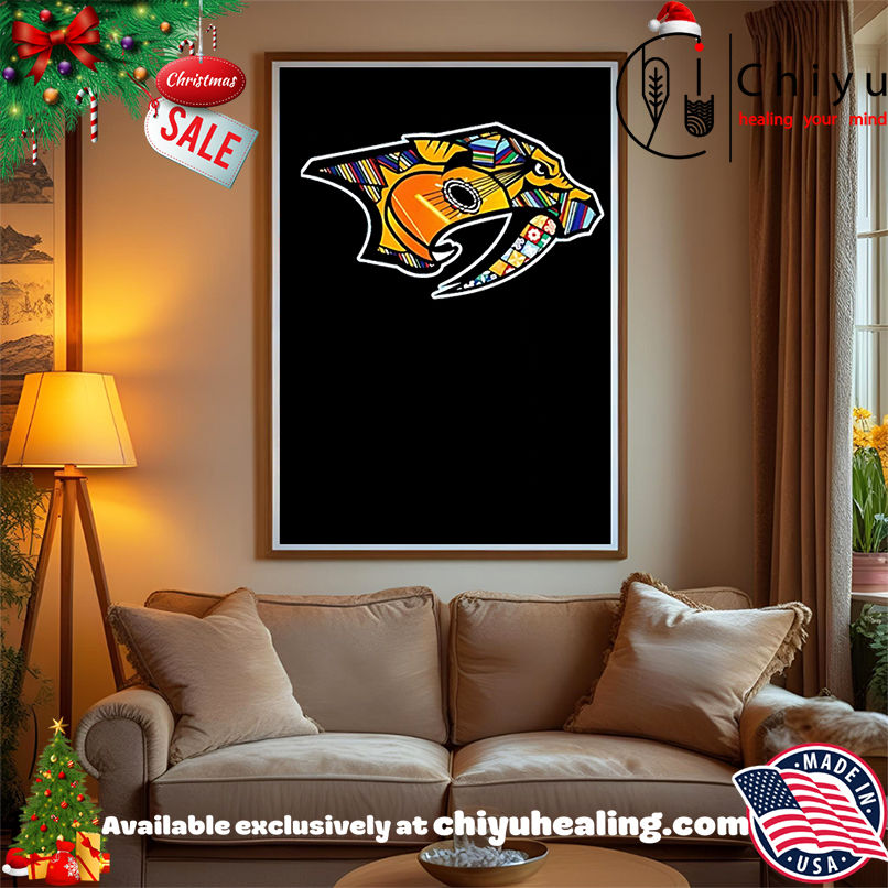 Nashville Predators x Hispanic Music Heritage 2025 shirt, Hoodie, Sweatshirt, Poster Canvas, Mug, Ornaments