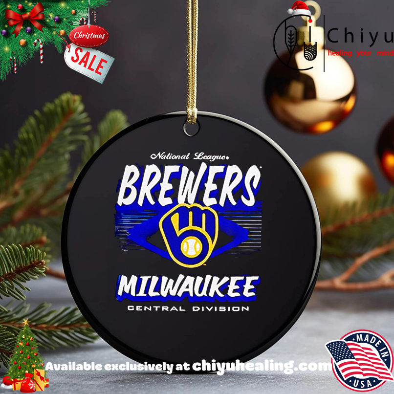 National League Milwaukee Brewers Central Division logo retro shirt, Hoodie, Sweatshirt, Poster Canvas, Mug, Ornaments