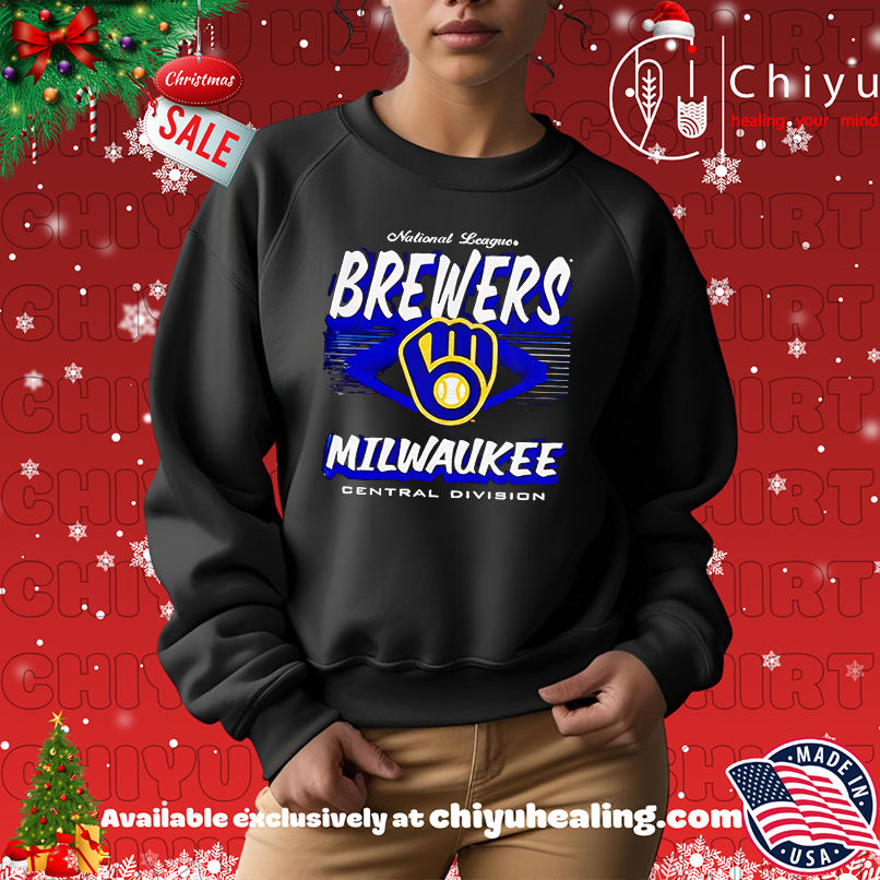 National League Milwaukee Brewers Central Division logo retro shirt National League Milwaukee Brewers Central Division logo retro shirt