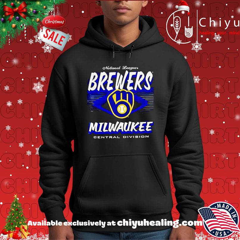 National League Milwaukee Brewers Central Division logo retro shirt National League Milwaukee Brewers Central Division logo retro shirt