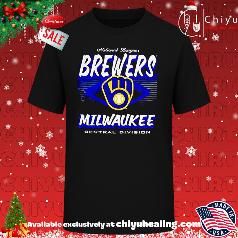 National League Milwaukee Brewers Central Division logo retro shirt, Hoodie, Sweatshirt, Poster Canvas, Mug, Ornaments