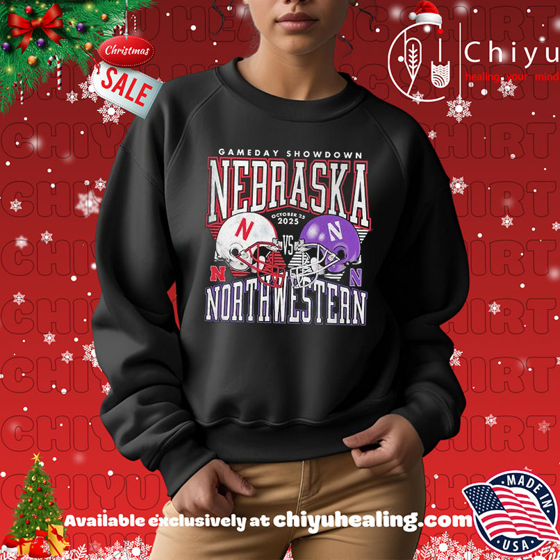 Nebraska Cornhuskers Gameday Showdown October 2025 Helmet Vintage shirt Nebraska Cornhuskers Gameday Showdown October 2025 Helmet Vintage shirt
