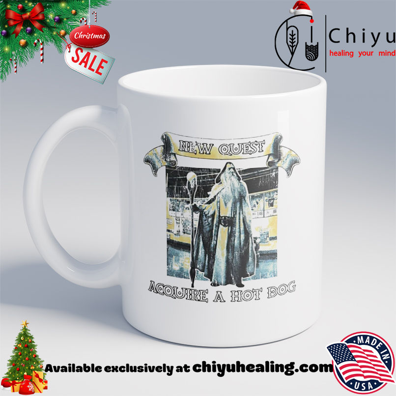 New Quest Acquire Hot Dog Wizard shirt, Hoodie, Sweatshirt, Poster Canvas, Mug, Ornaments