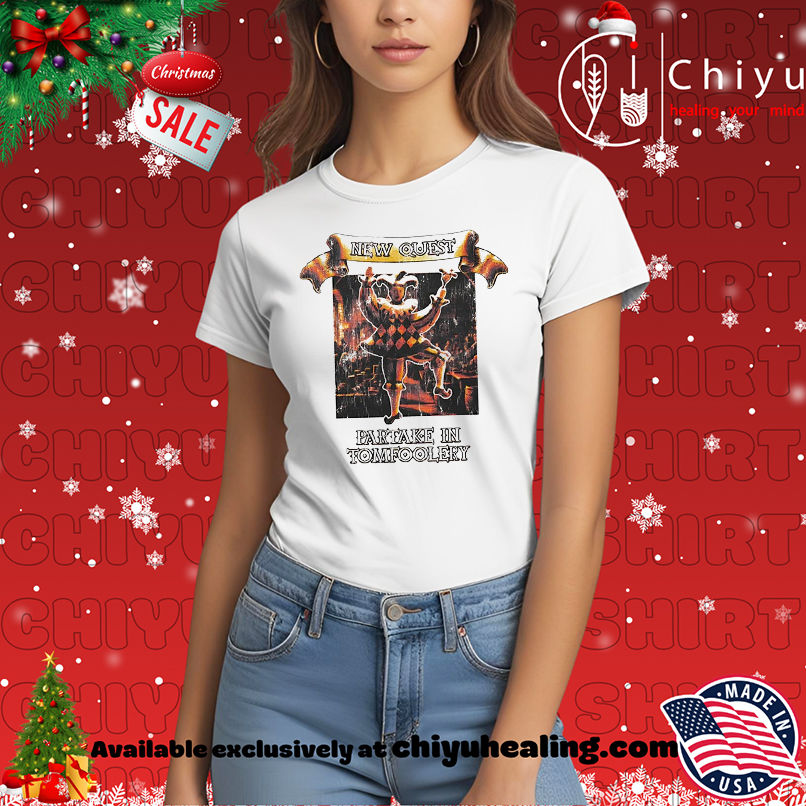 New Quest Partake in Tomfoolery Clown shirt, Hoodie, Sweatshirt, Poster Canvas, Mug, Ornaments