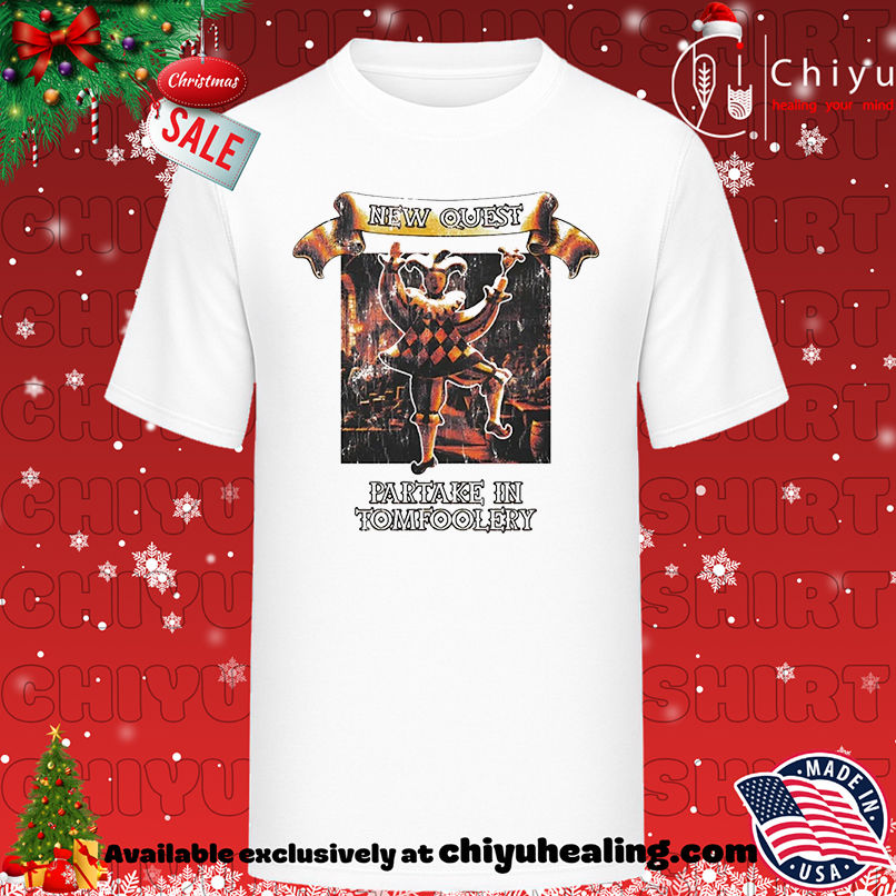 New Quest Partake in Tomfoolery Clown shirt, Hoodie, Sweatshirt, Poster Canvas, Mug, Ornaments