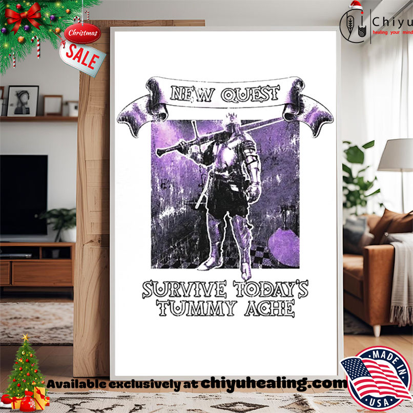 New Quest Survive Tummy Ache Chevalier shirt, Hoodie, Sweatshirt, Poster Canvas, Mug, Ornaments
