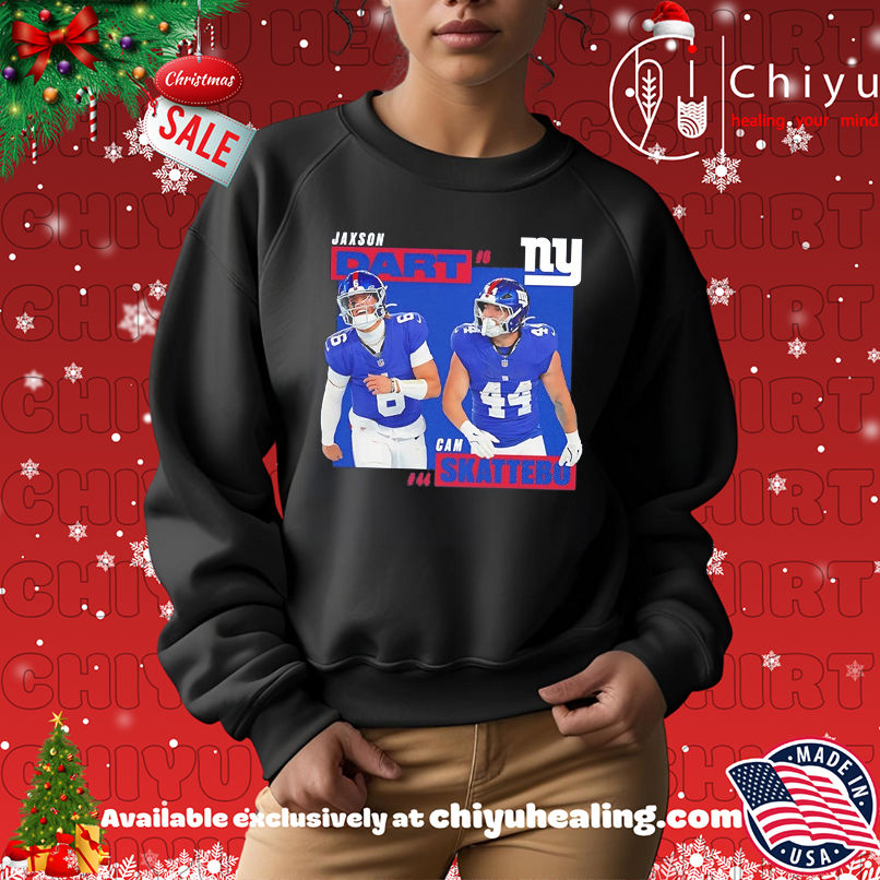 New York Giants Cam Skattebo And Jaxson Dart NFL 2025 Graphic shirt New York Giants Cam Skattebo And Jaxson Dart NFL 2025 Graphic shirt