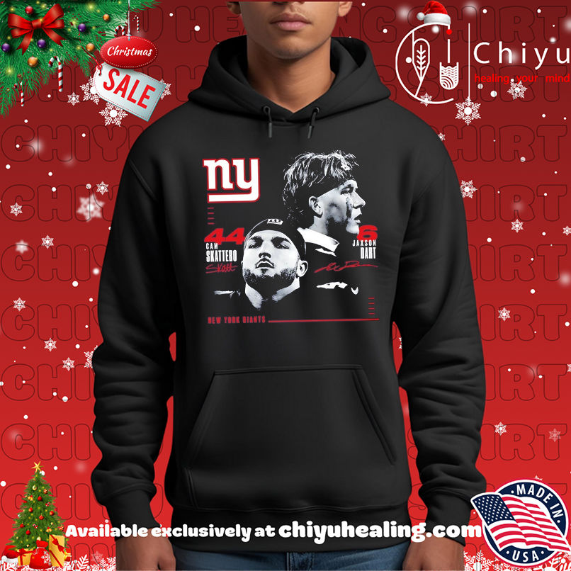 New York Giants Cam Skattebo And Jaxson Dart Signatures shirt New York Giants Cam Skattebo And Jaxson Dart Signatures shirt