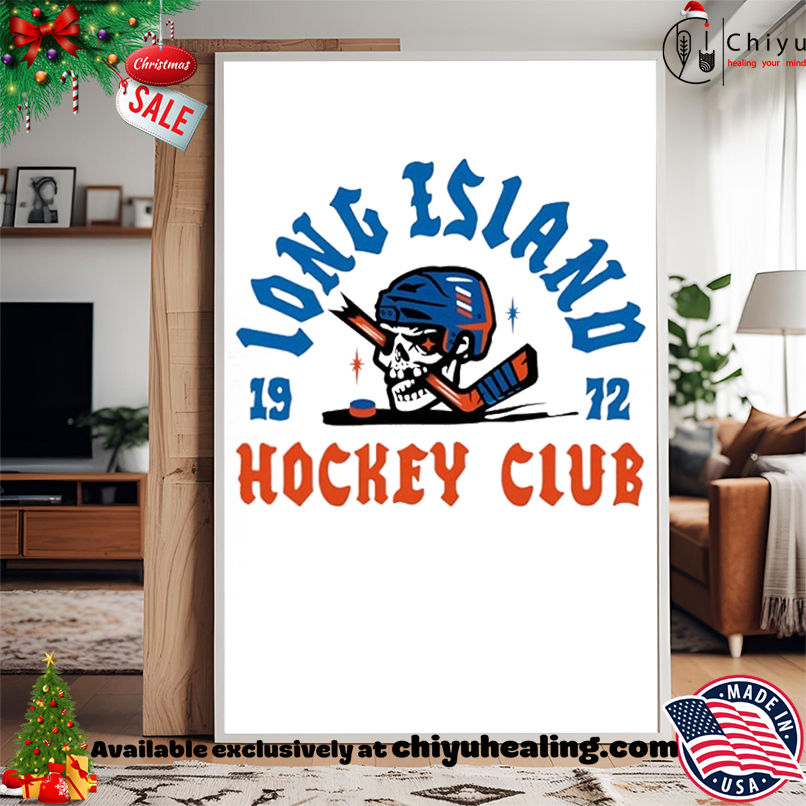 New York Islanders Hockey Club Long Island 1972 Skull Player shirt, Hoodie, Sweatshirt, Poster Canvas, Mug, Ornaments