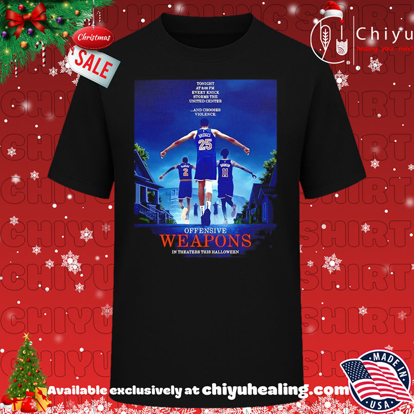 New York Knicks Offensive Weapons In Theaters this Halloween shirt, Hoodie, Sweatshirt, Poster Canvas, Mug, Ornaments
