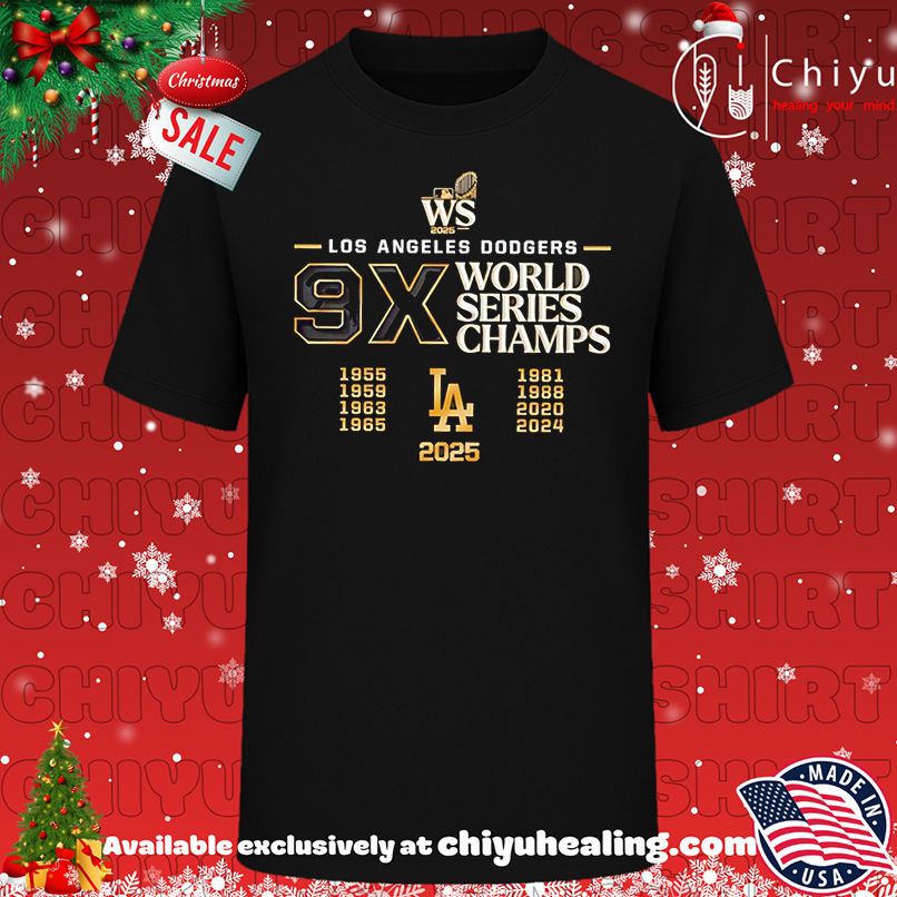 Nice Los Angeles Dodgers Win 9X World Series Champs shirt, Hoodie, Sweatshirt, Poster Canvas, Mug, Ornaments