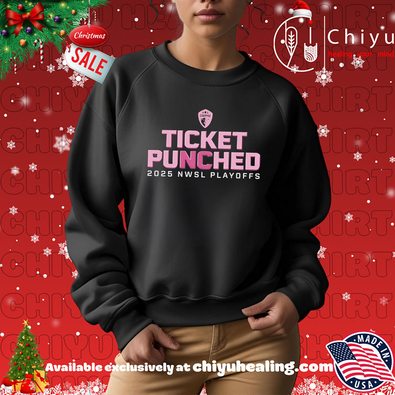 North Carolina Courage Ticket Punched 2025 shirt North Carolina Courage Ticket Punched 2025 shirt
