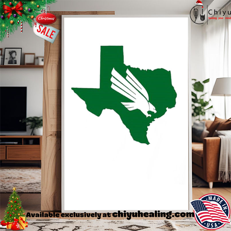 North Texas Texas Diving Eagle map shirt, Hoodie, Sweatshirt, Poster Canvas, Mug, Ornaments