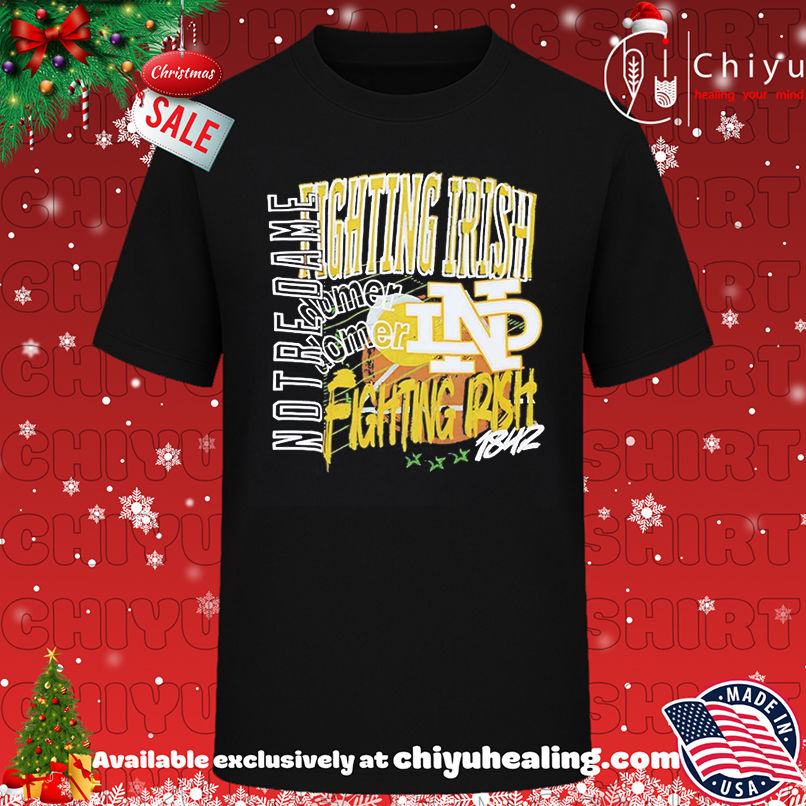Notre Dame Fighting Irish Since 1842 Logo Vintage shirt, Hoodie, Sweatshirt, Poster Canvas, Mug, Ornaments