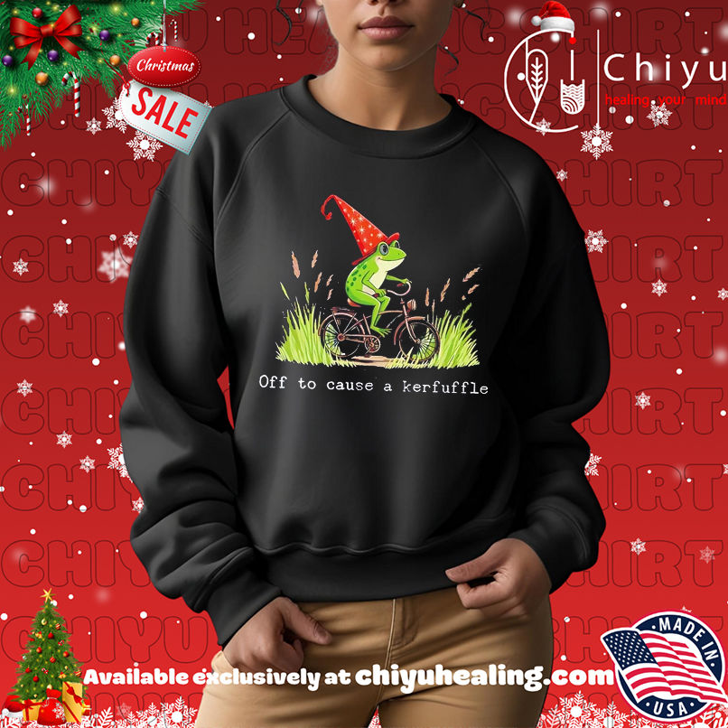 Off to Cause a Kerfuffle Frog Witch Vintage shirt Off to Cause a Kerfuffle Frog Witch Vintage shirt