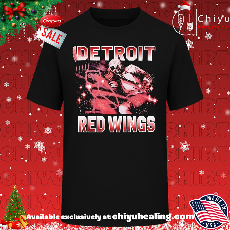 Official Detroit Red Wings owl NHL 2025 graphic T-shirt, Hoodie, Sweatshirt, Poster Canvas, Mug, Ornaments