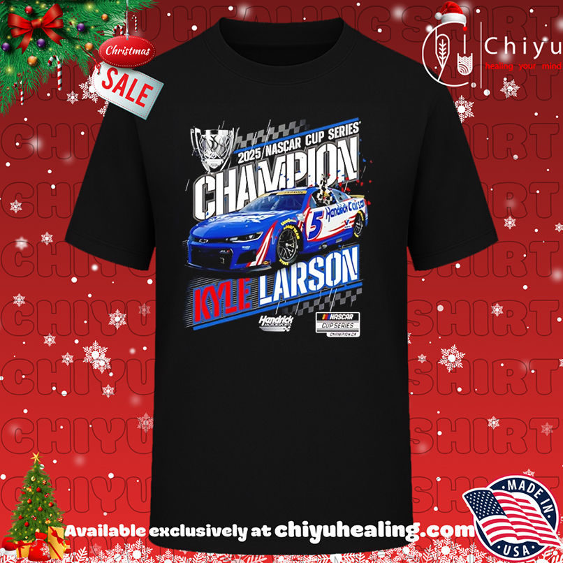 Official Kyle Larson 2025 NASCAR Cup Series Champion shirt, Hoodie, Sweatshirt, Poster Canvas, Mug, Ornaments