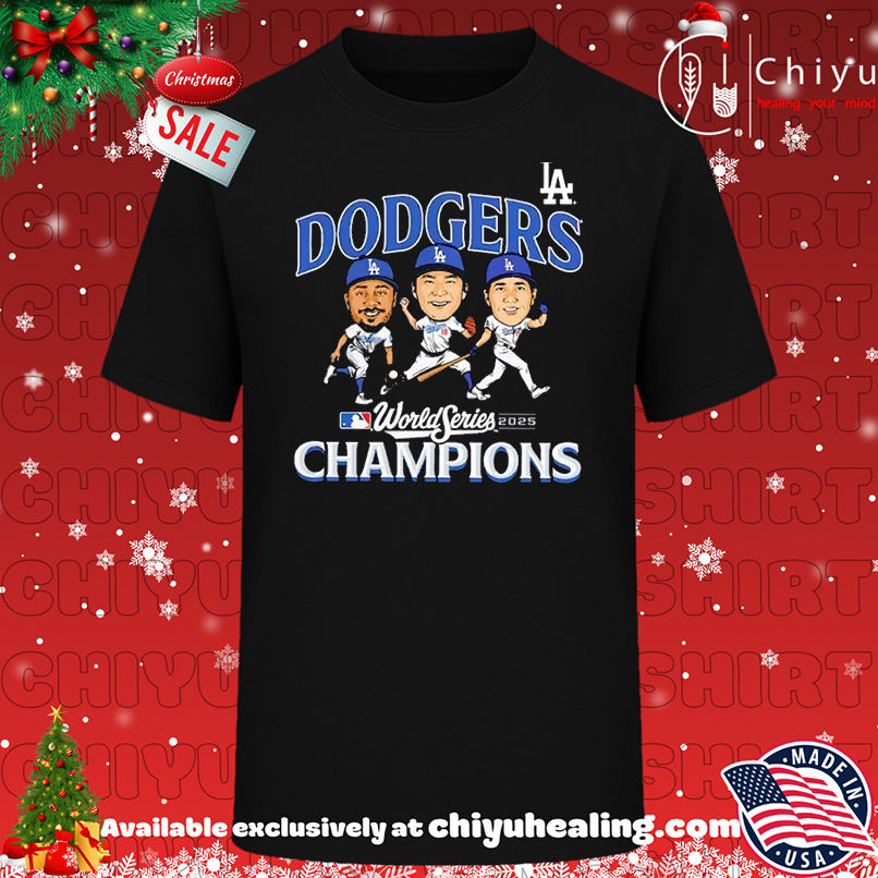Official LA Dodgers 2025 World Series Champions Appeal Play caricature T-shirt, Hoodie, Sweatshirt, Poster Canvas, Mug, Ornaments