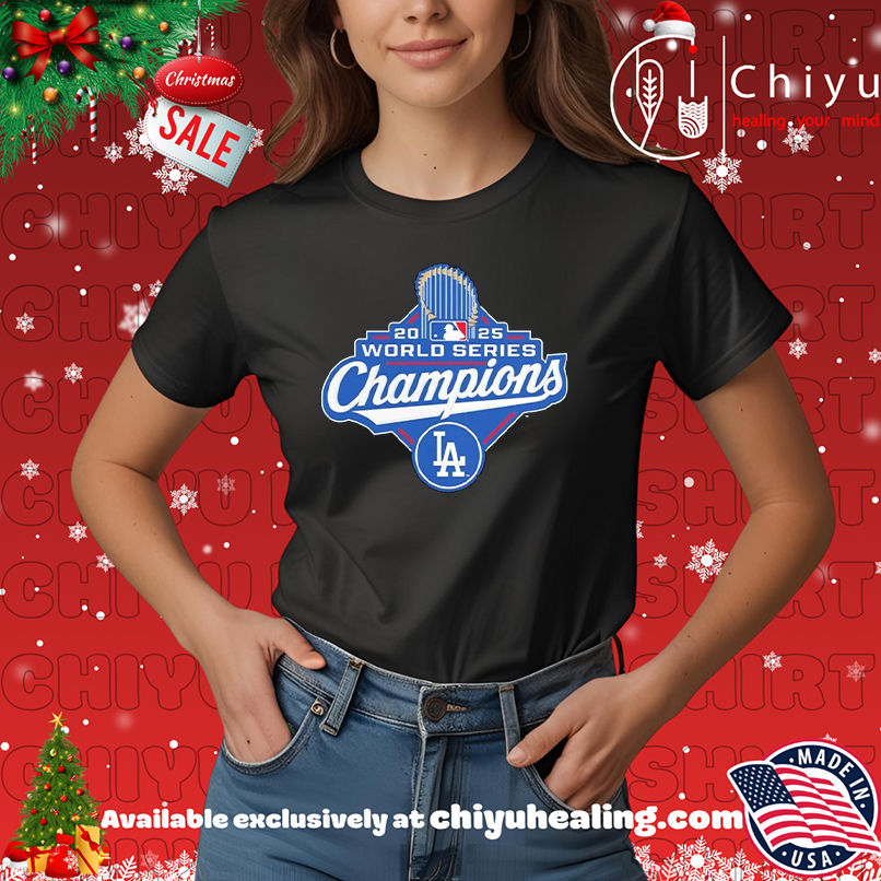 Official Los Angeles Dodgers 2025 World Series Champions Logo T-shirt, Hoodie, Sweatshirt, Poster Canvas, Mug, Ornaments