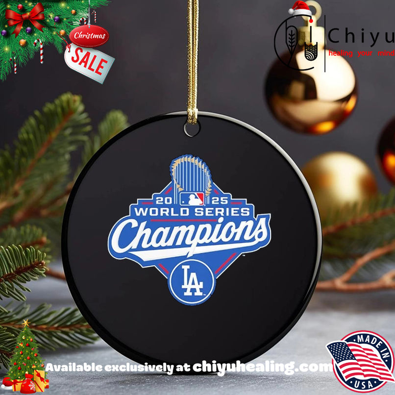 Official Los Angeles Dodgers 2025 World Series Champions Logo T-shirt, Hoodie, Sweatshirt, Poster Canvas, Mug, Ornaments