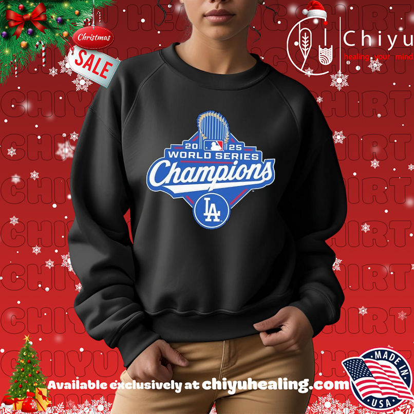 Official Los Angeles Dodgers 2025 World Series Champions Logo T-shirt Official Los Angeles Dodgers 2025 World Series Champions Logo T-shirt