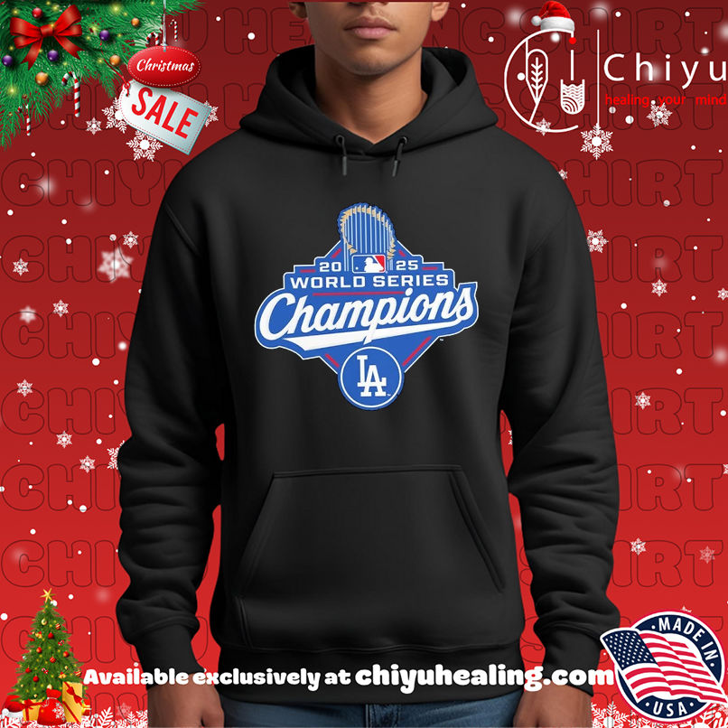 Official Los Angeles Dodgers 2025 World Series Champions Logo T-shirt, Hoodie, Sweatshirt, Poster Canvas, Mug, Ornaments