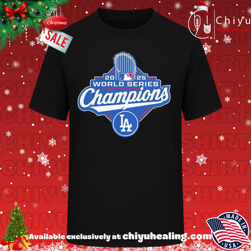 Official Los Angeles Dodgers 2025 World Series Champions Logo T-shirt, Hoodie, Sweatshirt, Poster Canvas, Mug, Ornaments