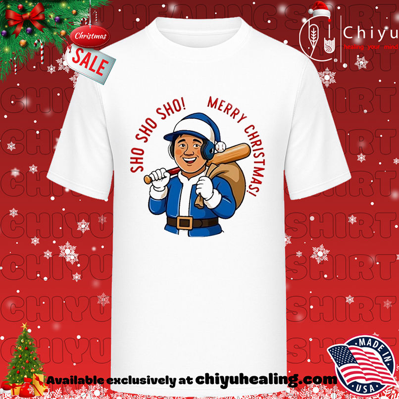 Ohtani Sho Sho Sho Los Angeles Dodgers Merry Christmas 2025 shirt, Hoodie, Sweatshirt, Poster Canvas, Mug, Ornaments