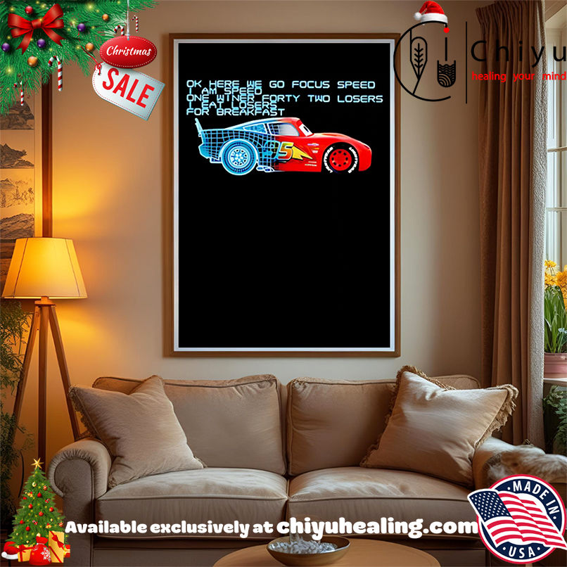 Ok here we go focus speed iam speed one winner forty two losers i eat losers for breakfast shirt, Hoodie, Sweatshirt, Poster Canvas, Mug, Ornaments
