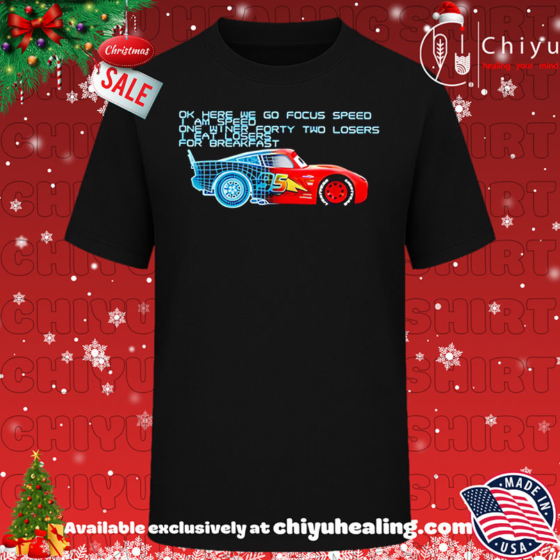 Ok here we go focus speed iam speed one winner forty two losers i eat losers for breakfast shirt, Hoodie, Sweatshirt, Poster Canvas, Mug, Ornaments